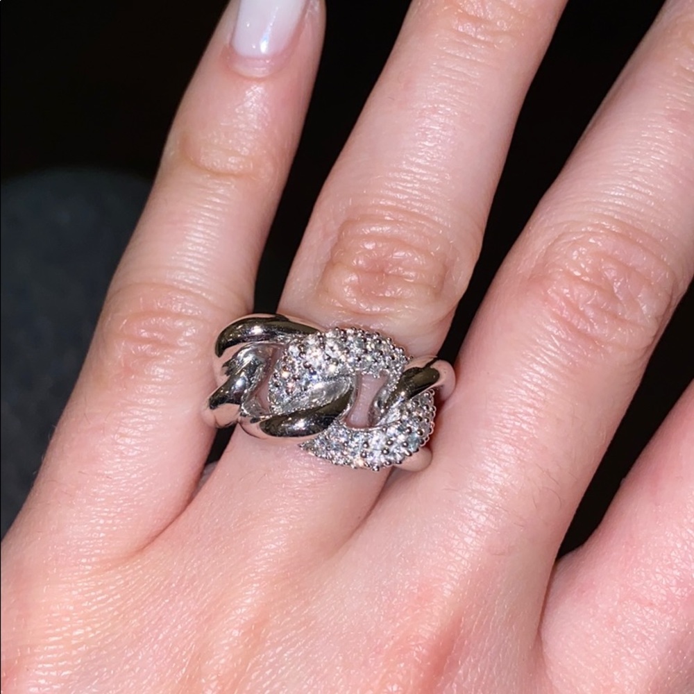 Swarovski Infinity Ring - image 3